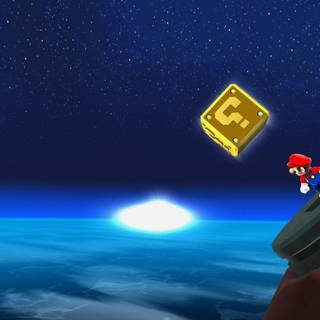 Mario Galaxy desktop HD wallpaper