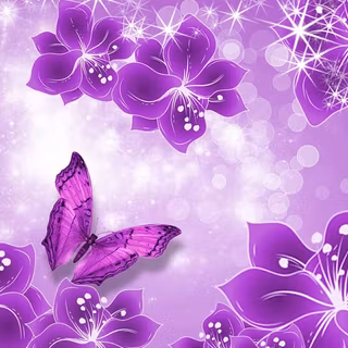 Ombre butterflies wallpaper