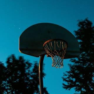 Basketball hoop wallpaper