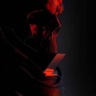 Red shadow wallpaper