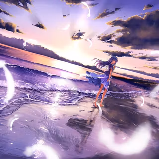 Purple anime 1920x1080 wallpaper