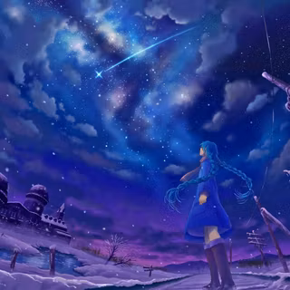 Fantasy girl anime wallpaper