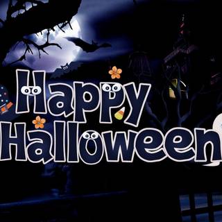 Cute Happy Halloween desktop wallpaper
