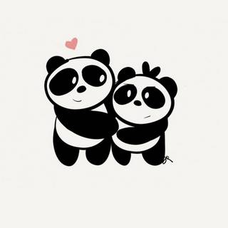 Cute panda iPhone HD wallpaper