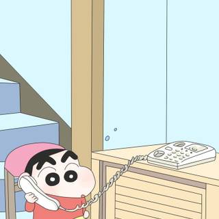 Shinchan house wallpaper