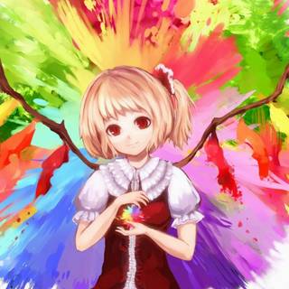 Anime rainbow wallpaper