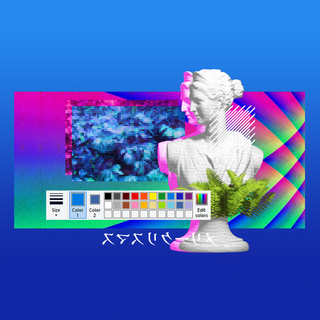 90s vaporwave desktop 4k wallpaper