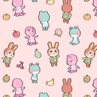 Kawaii Animal Crossing wallpaper