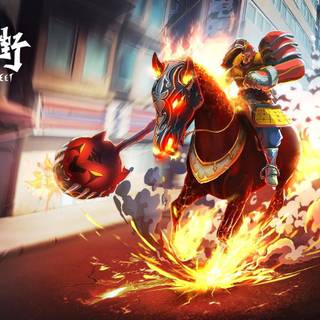 Anime street desktop wallpaper