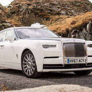 White Rolls Royce wallpaper