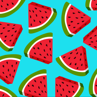 Watermelon Kawaii wallpaper