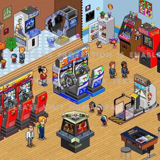 Retro 80s arcade wallpaper