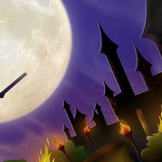 Halloween dual monitor wallpaper