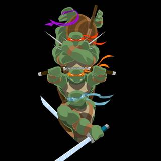 TMNT retro wallpaper