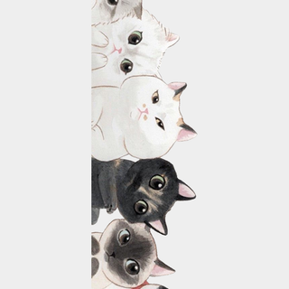 Aesthetic cute kitten animation wallpaper