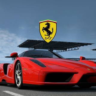 Best Ferrari logo mobile wallpaper