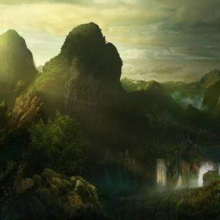 Fantasy landscapes wallpaper