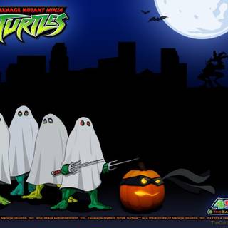 Halloween ninja wallpaper