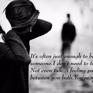 Girl leaving boy wallpaper