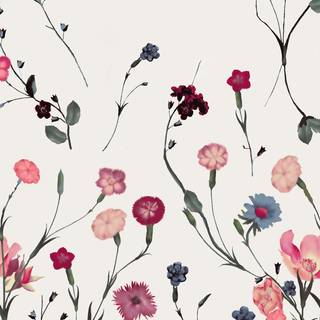 Floral Halloween wallpaper