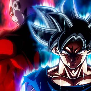 Jiren vs Goku wallpaper