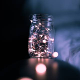 Fairy light wallpaper