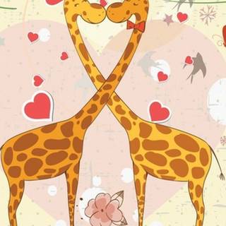 Halloween giraffe wallpaper