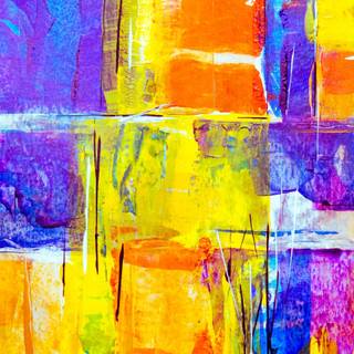 Canvas painting wallpaper