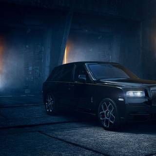 Black Rolls Royce wallpaper