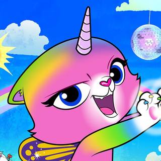 Rainbow Butterfly Unicorn Kitty wallpaper