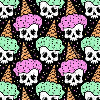 Ice cream Halloween wallpaper