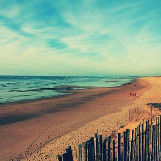 Beach vintage wallpaper