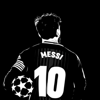 Messi black and white wallpaper