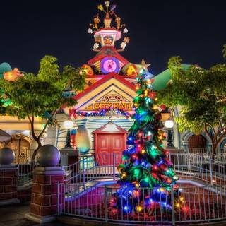 Christmas city wallpaper