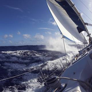 Sailing boat wallpaper