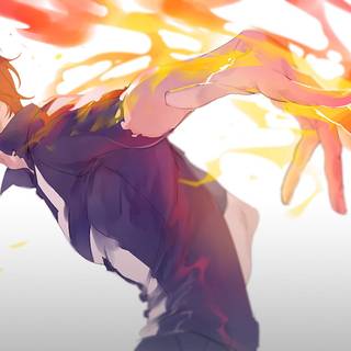 Todoroki PC minimalist wallpaper