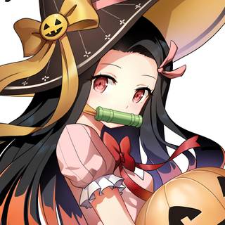 Halloween Nezuko wallpaper
