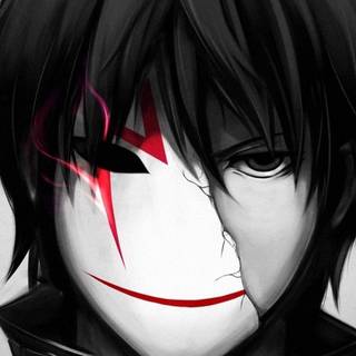 Dark mask anime boy wallpaper