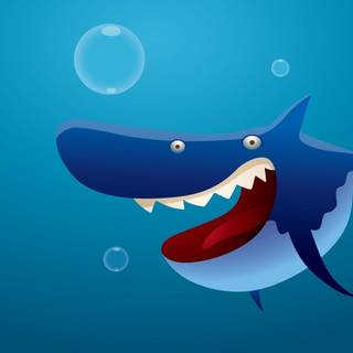 Cute shark wallpaper