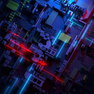 Phone circuit wallpaper