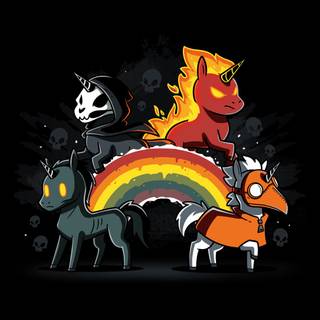Unicorns Halloween wallpaper