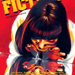 Pulp Fiction movie poster wallpaper