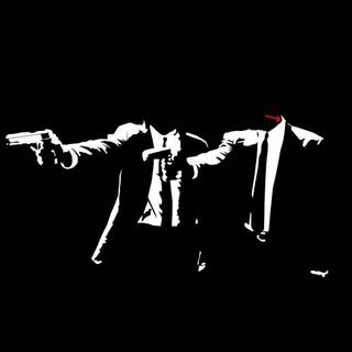 Pulp Fiction movie poster wallpaper