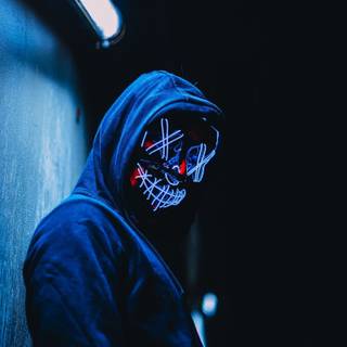Man with mask wallpaper