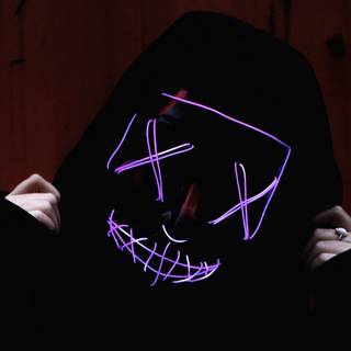 Man with mask wallpaper