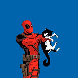 Cat Deadpool wallpaper