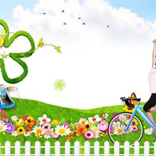 School cartoons wallpaper