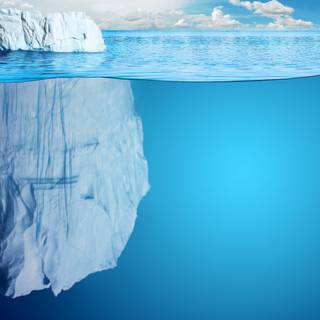 Arctic blue wallpaper