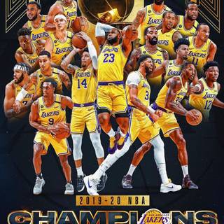Los Angeles Lakers NBA Champions 2020 wallpaper