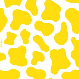 Yellow print wallpaper